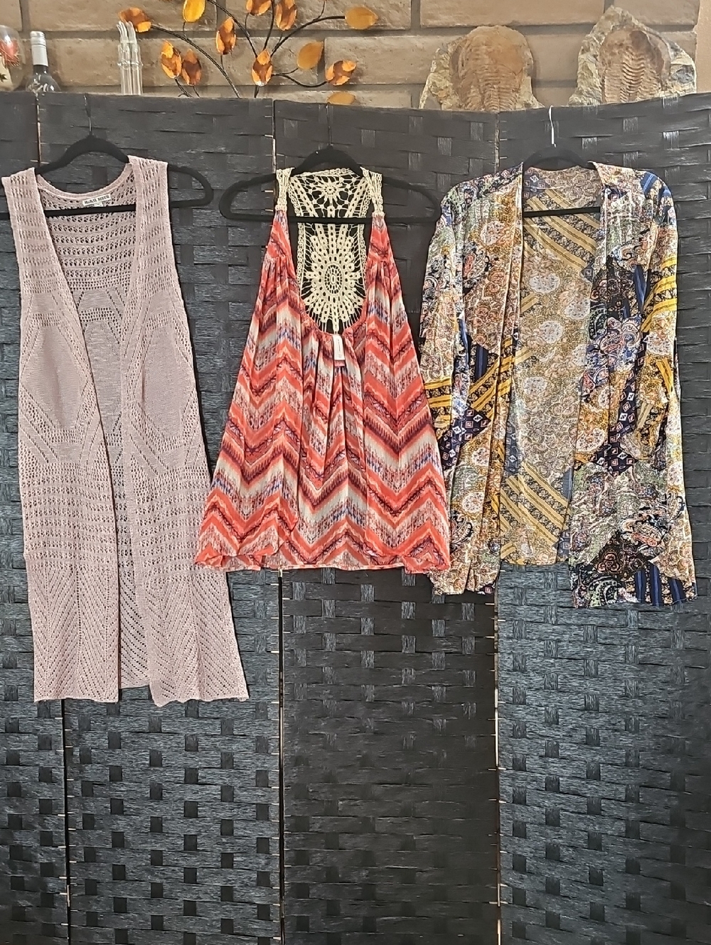 Set Of 3 Vest & Cover Ups